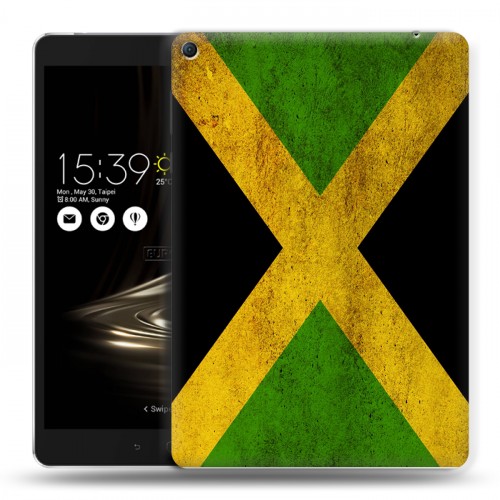 Дизайнерский силиконовый чехол для Asus ZenPad 3S 10 LTE Флаг Ямайки
