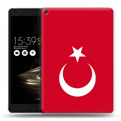 Дизайнерский силиконовый чехол для Asus ZenPad 3S 10 LTE Флаг Турции