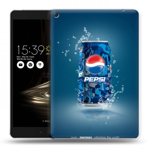 Дизайнерский силиконовый чехол для Asus ZenPad 3S 10 LTE Pepsi