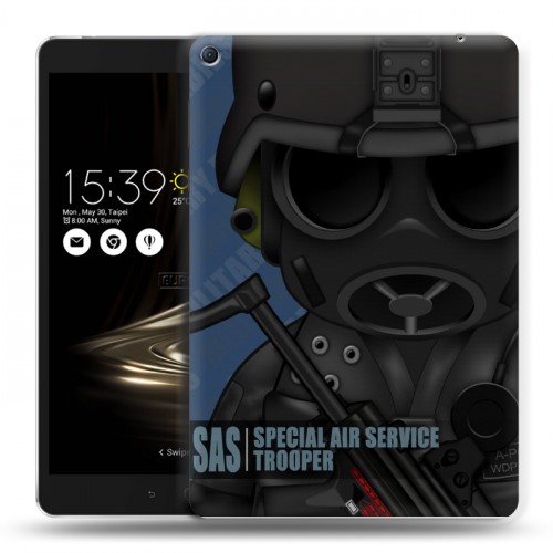 Дизайнерский силиконовый чехол для Asus ZenPad 3S 10 LTE Армейцы мультяшки