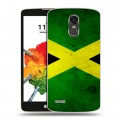 Дизайнерский пластиковый чехол для LG Stylus 3 Флаг Ямайки