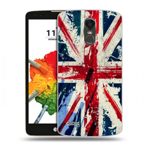 Дизайнерский пластиковый чехол для LG Stylus 3 Флаг Британии