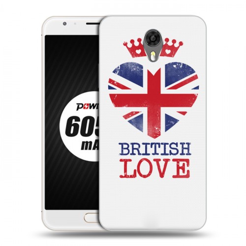 Дизайнерский пластиковый чехол для Ulefone Power 2 British love