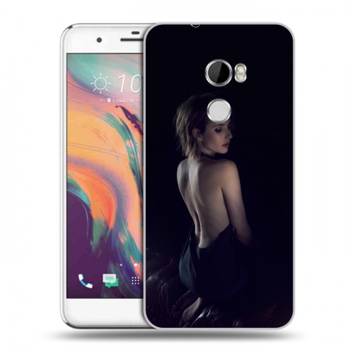 Дизайнерский пластиковый чехол для HTC One X10 Эмма Робертс