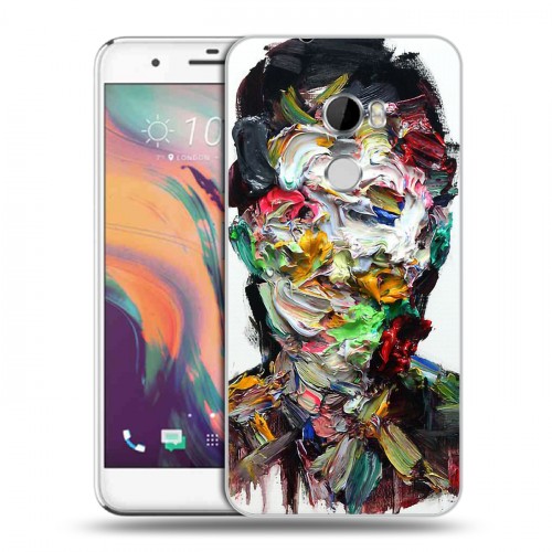 Дизайнерский пластиковый чехол для HTC One X10 Портреты мазками