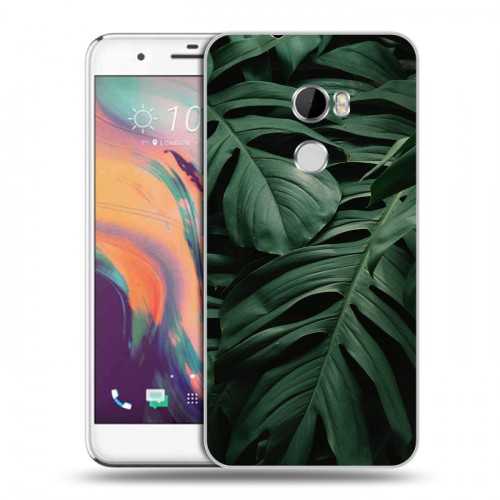 Дизайнерский пластиковый чехол для HTC One X10 Нуарные листья