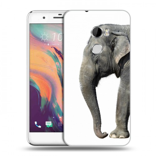 Дизайнерский пластиковый чехол для HTC One X10 Слоны