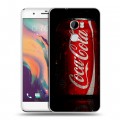 Дизайнерский пластиковый чехол для HTC One X10 Coca-cola