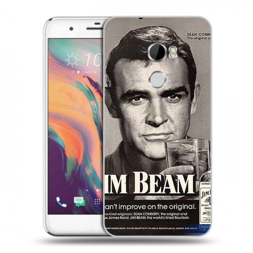 Дизайнерский пластиковый чехол для HTC One X10 Jim Beam