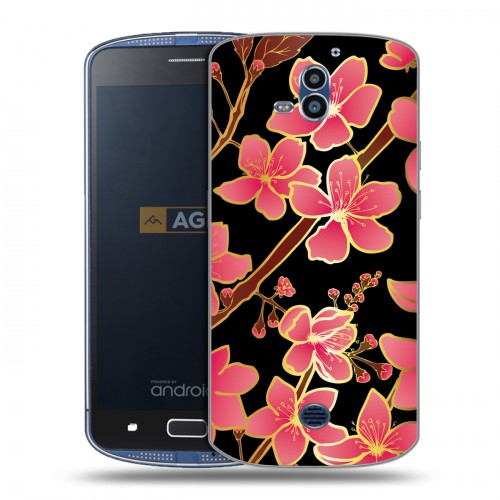 Дизайнерский силиконовый чехол для AGM X1 Люксовые цветы