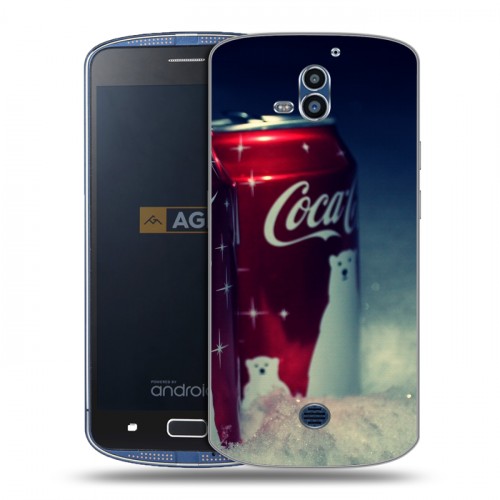 Дизайнерский силиконовый чехол для AGM X1 Coca-cola