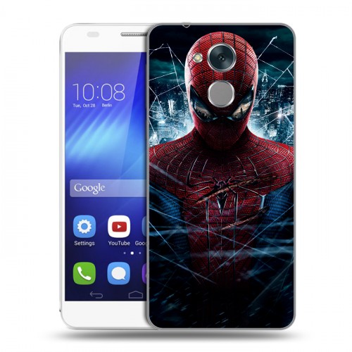 Дизайнерский пластиковый чехол для Huawei Honor 6C Человек -паук