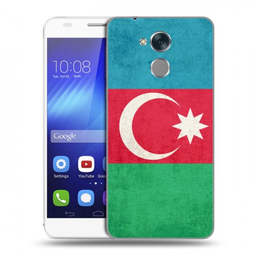 Дизайнерский пластиковый чехол для Huawei Honor 6C Флаг Азербайджана