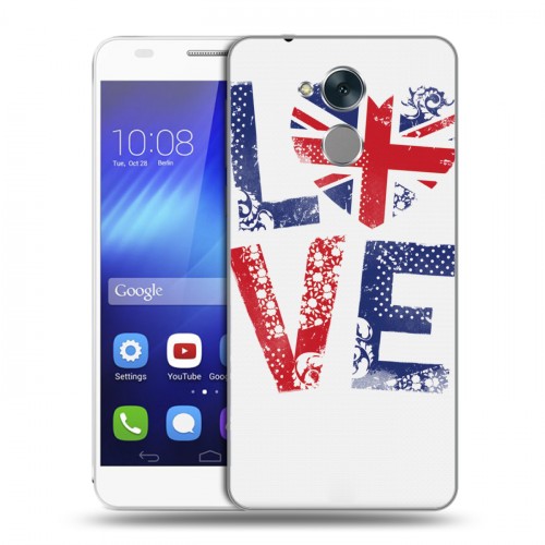 Дизайнерский пластиковый чехол для Huawei Honor 6C British love