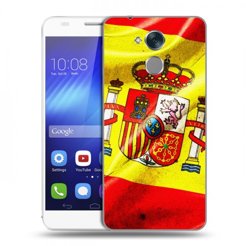 Дизайнерский пластиковый чехол для Huawei Honor 6C Флаг Испании