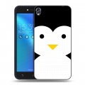 Дизайнерский силиконовый чехол для Asus ZenFone Live Пингвины