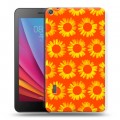 Дизайнерский силиконовый чехол для Huawei MediaPad T3 7 Монохромные цветы