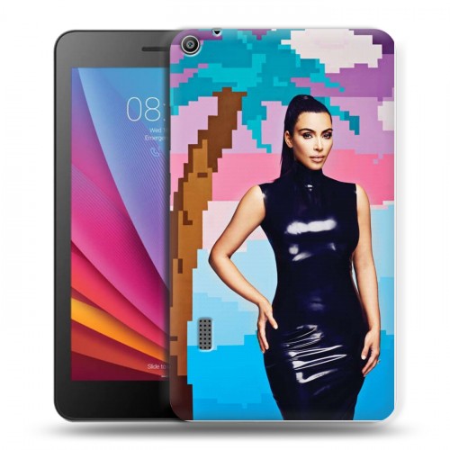 Дизайнерский силиконовый чехол для Huawei MediaPad T3 7 Ким Кардашьян