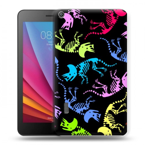 Дизайнерский силиконовый чехол для Huawei MediaPad T3 7 Узоры динозавров