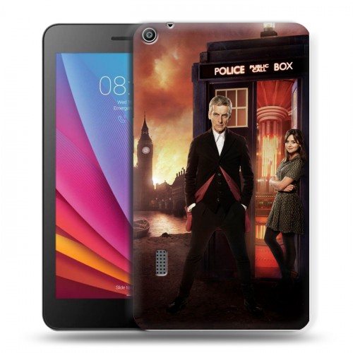 Дизайнерский силиконовый чехол для Huawei MediaPad T3 7 Доктор кто