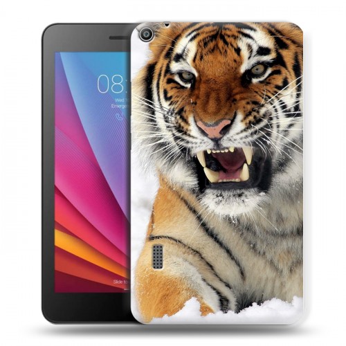 Дизайнерский силиконовый чехол для Huawei MediaPad T3 7 Тигры