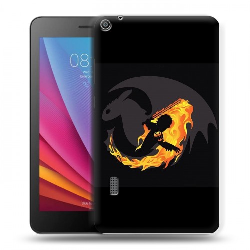 Дизайнерский силиконовый чехол для Huawei MediaPad T3 7 Как приручить дракона