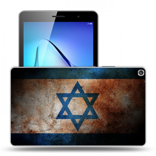 Дизайнерский силиконовый чехол для Huawei MediaPad T3 8 флаг Израиля