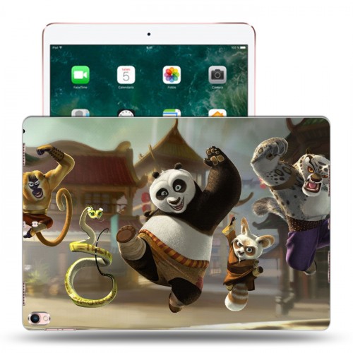Дизайнерский силиконовый чехол для Ipad Pro 10.5 Кунг-фу панда