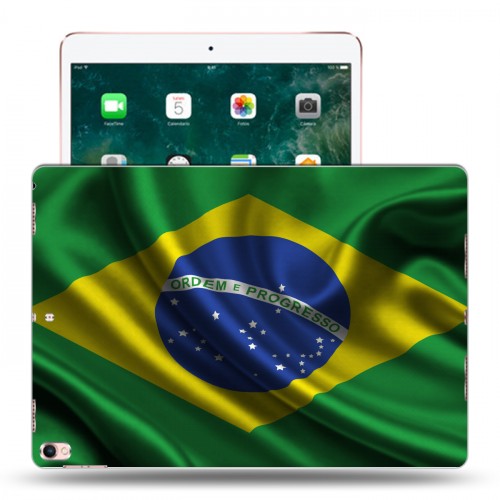 Дизайнерский силиконовый чехол для Ipad Pro 10.5 флаг Бразилии