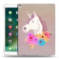 Дизайнерский пластиковый чехол для Ipad Pro 12.9 (2017) Животные с цветами