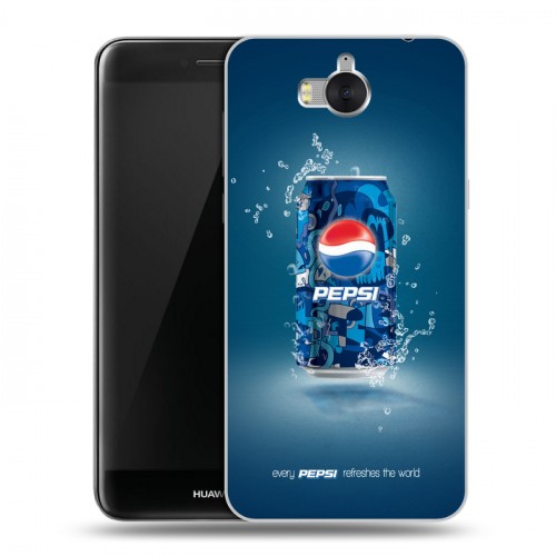 Дизайнерский пластиковый чехол для Huawei Y5 (2017) Pepsi
