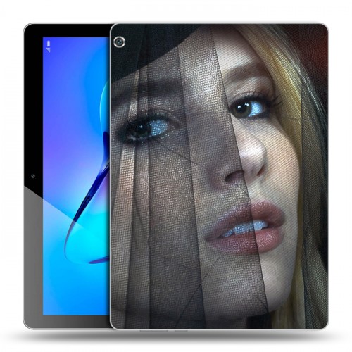 Дизайнерский силиконовый чехол для Huawei MediaPad M3 Lite 10 Эмма Робертс