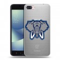 Полупрозрачный дизайнерский пластиковый чехол для Asus ZenFone 4 Max Прозрачные слоны