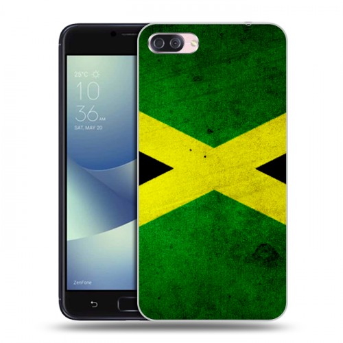 Дизайнерский пластиковый чехол для Asus ZenFone 4 Max Флаг Ямайки