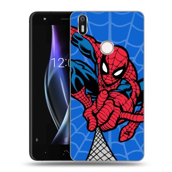 Дизайнерский силиконовый чехол для BQ Aquaris X Человек-паук (на заказ)