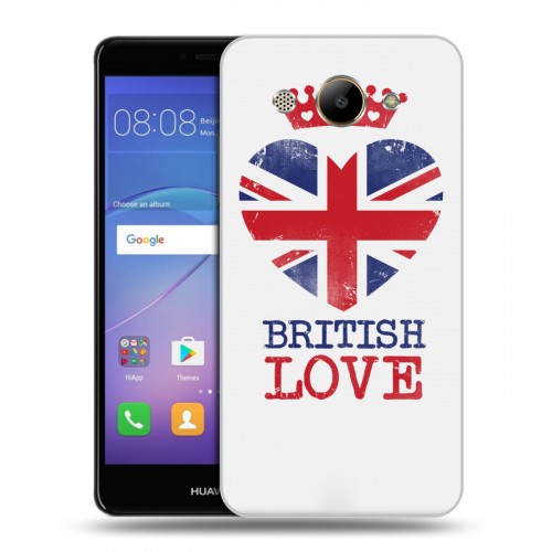 Дизайнерский пластиковый чехол для Huawei Y3 (2017) British love