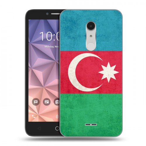 Дизайнерский силиконовый чехол для Alcatel A3 XL Флаг Азербайджана