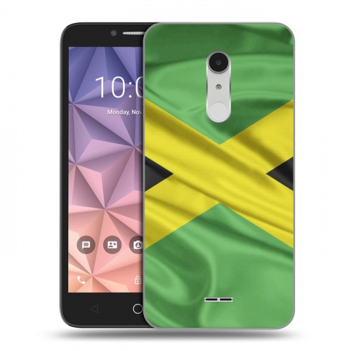 Дизайнерский силиконовый чехол для Alcatel A3 XL Флаг Ямайки