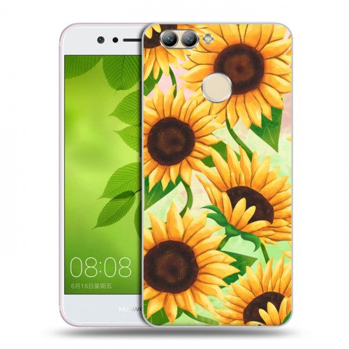Дизайнерский пластиковый чехол для Huawei Nova 2 Романтик цветы