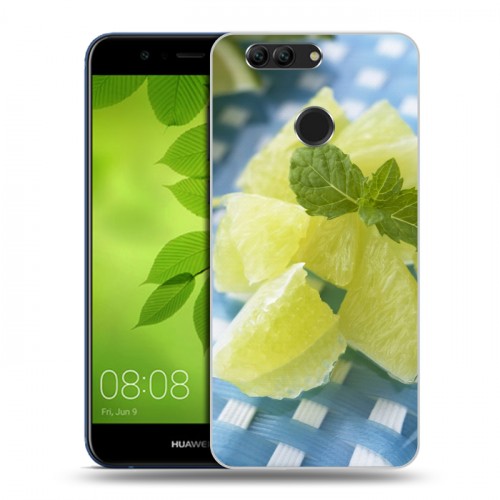 Дизайнерский пластиковый чехол для Huawei Nova 2 Plus Лайм