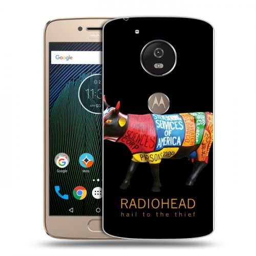 Дизайнерский силиконовый чехол для Motorola Moto G5s RadioHead