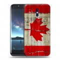 Дизайнерский силиконовый чехол для Doogee BL5000 Флаг Канады