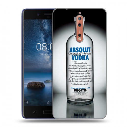 Дизайнерский пластиковый чехол для Nokia 8 Absolut
