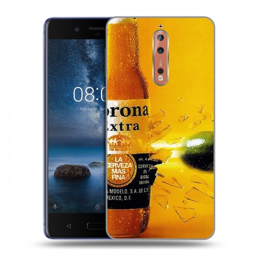 Дизайнерский пластиковый чехол для Nokia 8 Corona
