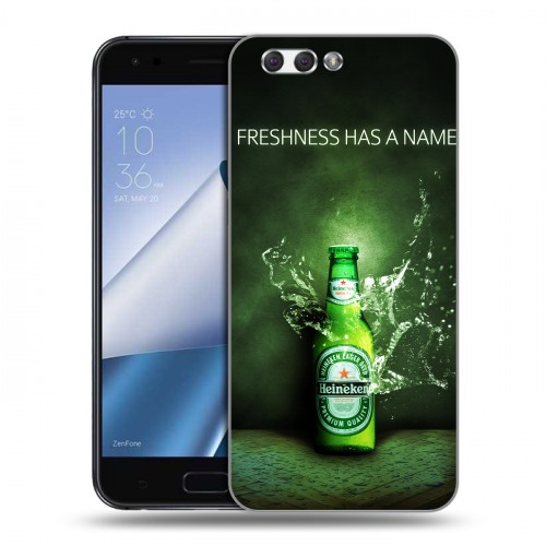 Дизайнерский пластиковый чехол для ASUS ZenFone 4 ZE554KL Heineken