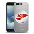 Полупрозрачный дизайнерский пластиковый чехол для ASUS ZenFone 4 Pro флаг Киргизии