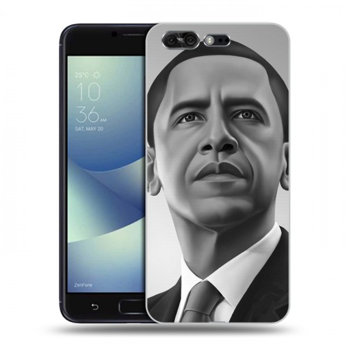 Дизайнерский силиконовый чехол для ASUS ZenFone 4 Pro Барак Обама