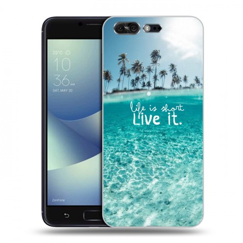 Дизайнерский пластиковый чехол для ASUS ZenFone 4 Pro Пляж