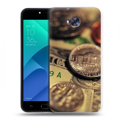 Дизайнерский пластиковый чехол для ASUS ZenFone 4 Selfie Текстуры денег