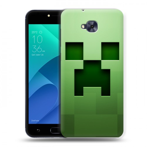 Дизайнерский пластиковый чехол для ASUS ZenFone 4 Selfie Minecraft
